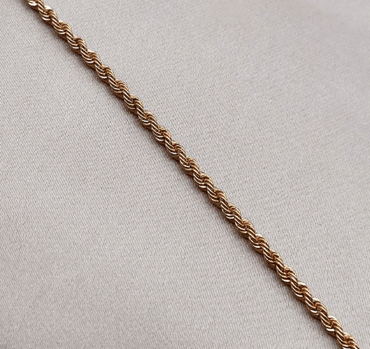 Цепь из розового золота