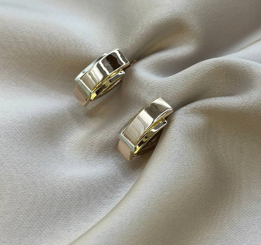 Серьги из розового золота