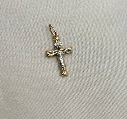 Cruciuliță din aur roz