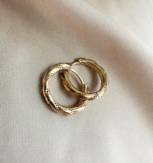 Серьги из розового золота