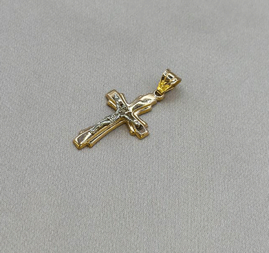 Cruciuliță din aur roz