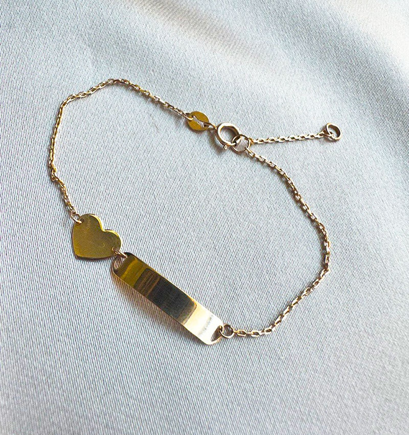 Rose gold bracelet