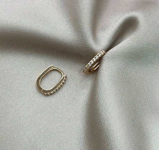 Серьги из розового золота