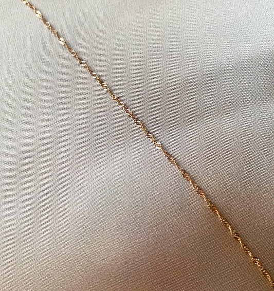 Rose gold chain