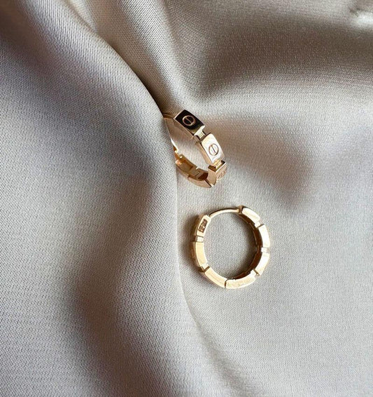 Серьги из розового золота