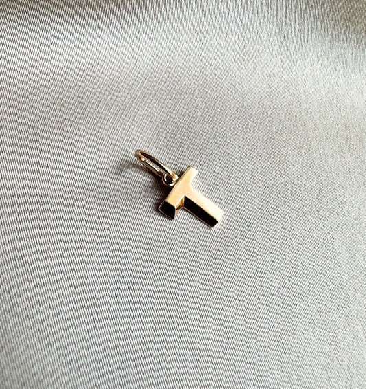 Кулон-Буква из розового золота